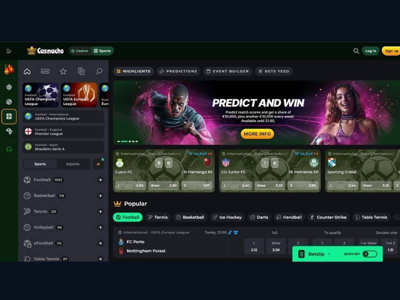 Cashback und Rakeback bei Casinacho Casino Nacho Casino für alle Spielkategorien